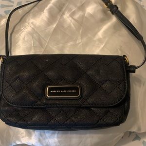 Marc Jacob Quilted Black Leather Crossbody bags